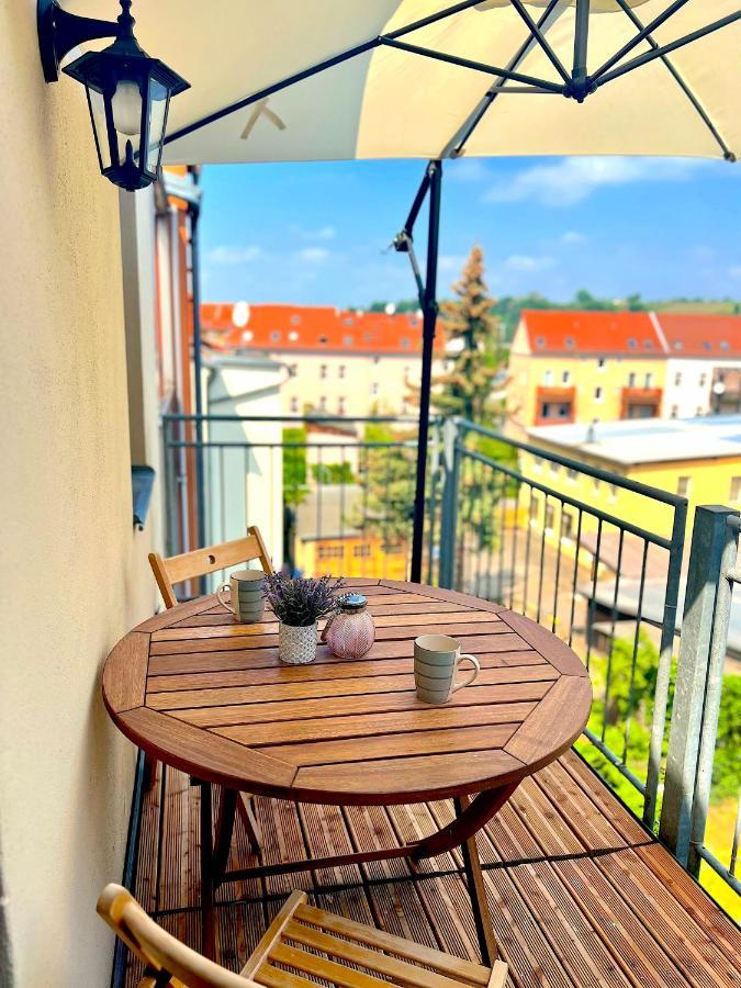 Elbling Apartment Mit Terrasse - Netflix - Parkplatz - Weinbergblick Майсен Екстериор снимка